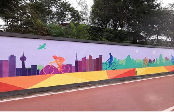 普洱墙体彩绘-围墙