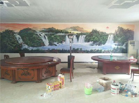 普洱墙绘-写实风景