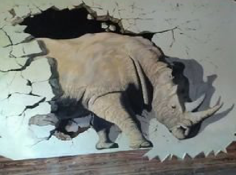 普洱在墙绘中，如何绘制3D效果？